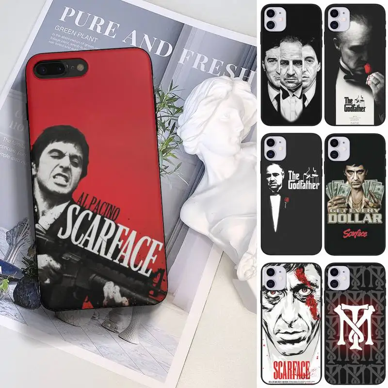

Scarface Godfather Tony Montana Phone Case Fundas Shell Cover For HUAWEI P10 P20 P30 P40 Mate 30 40 Lite Pro