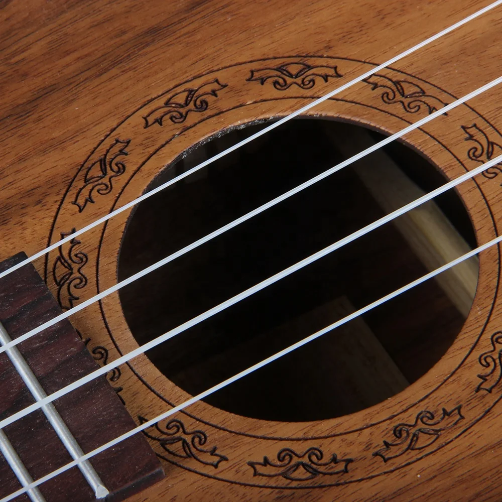 Оригинальные матовые 4-струнные 26-дюймовые тенор Электрический Укулеле KOA Body