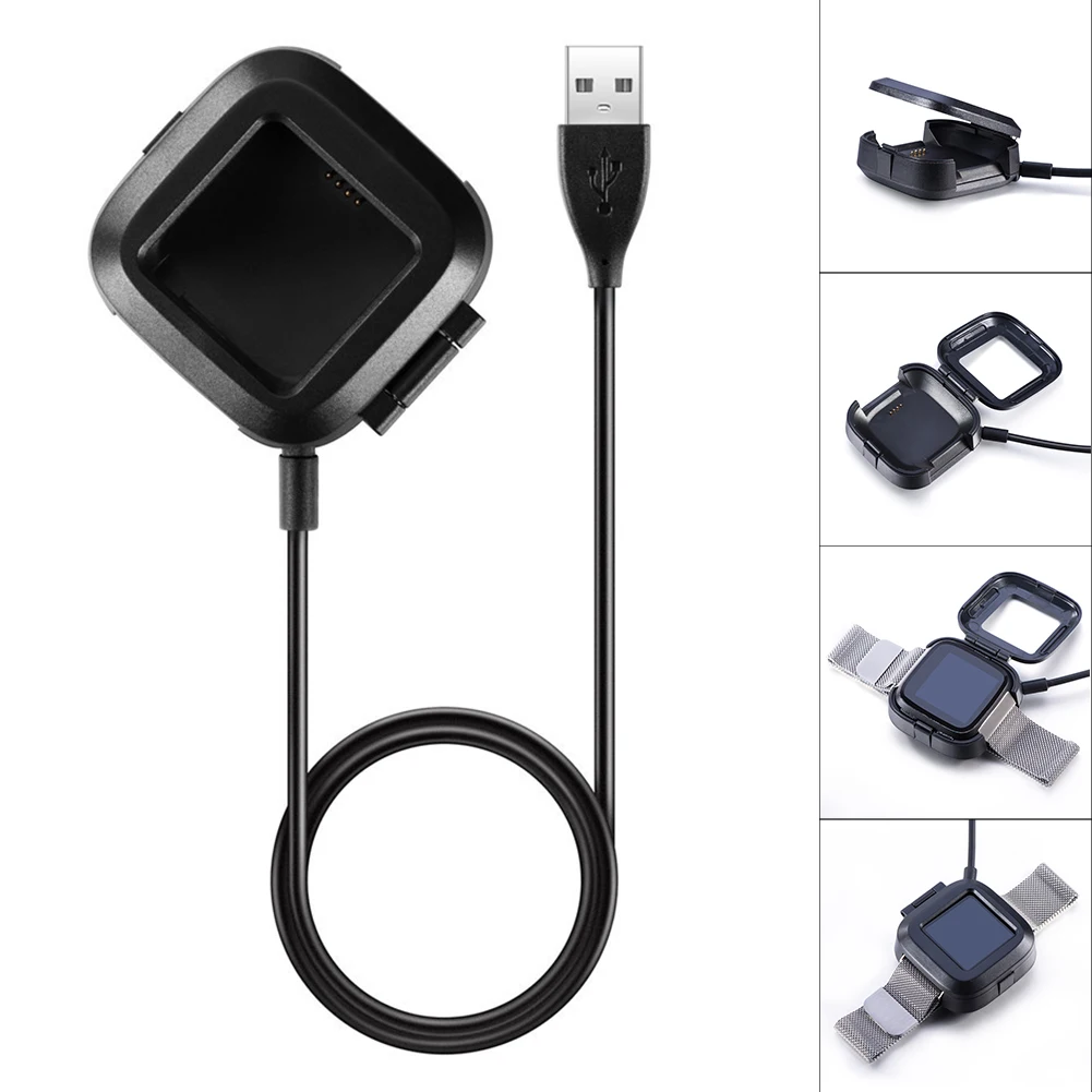 

For Fit-bit-Versa 1 Smart Watch Charger Cable, For Fit-bit-Versa 2 Adapter USB Charging Cable Smart Watch Accessories