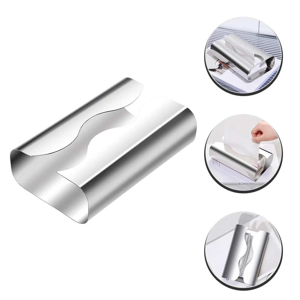 

Stainless Steel Tissue Box Toilet Tissue Case Bathroom Storage Holder