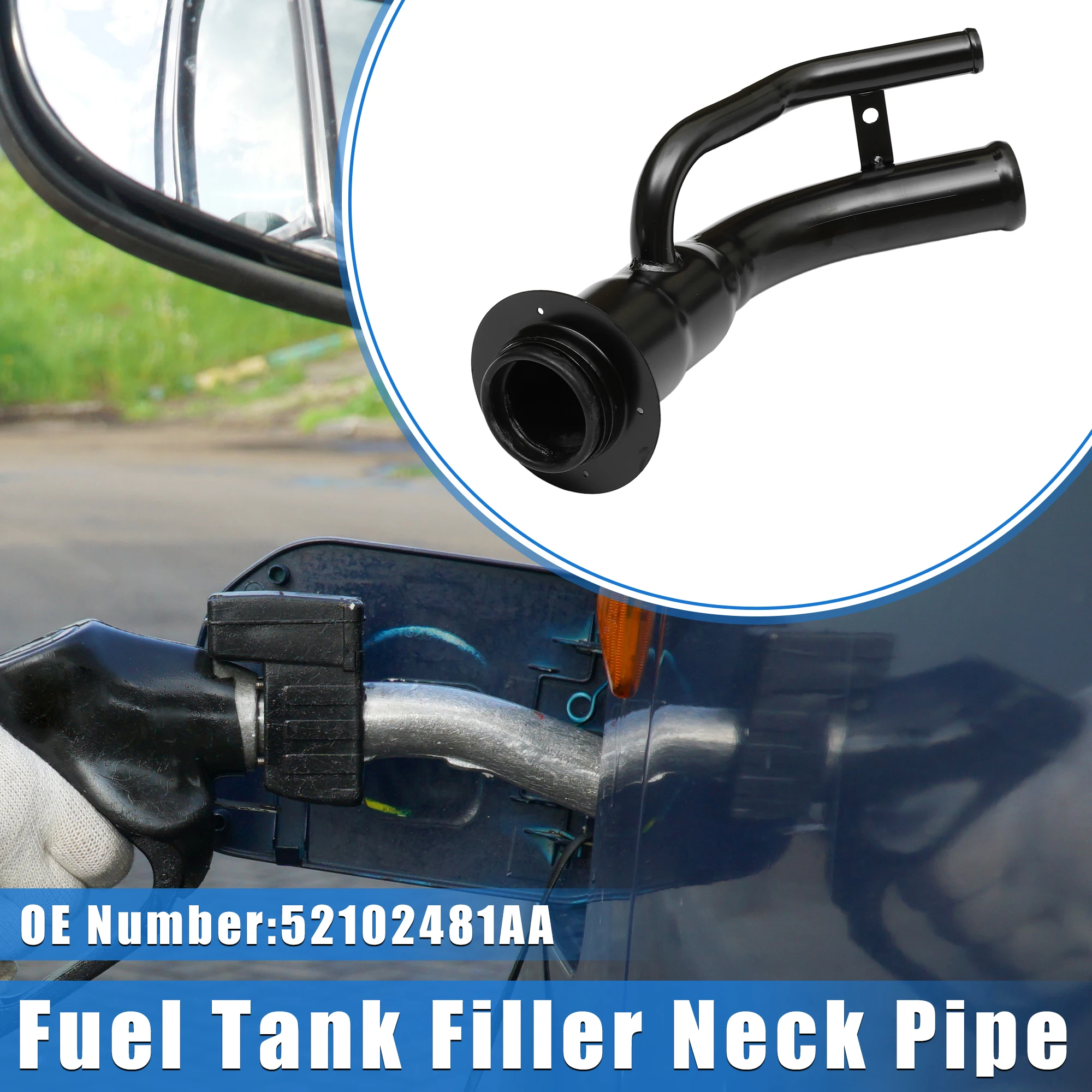 X Autohaux наполнитель для топливного бака задний резервуар шланг Dodge Dakota Base SLT Sport 2.5L L4