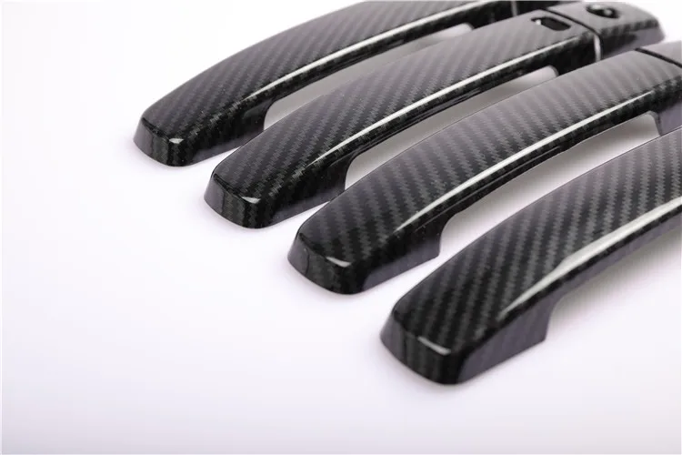 Наклейки на дверную ручку автомобиля из углеродного волокна для Nissan Qashqai j10 2007 2008