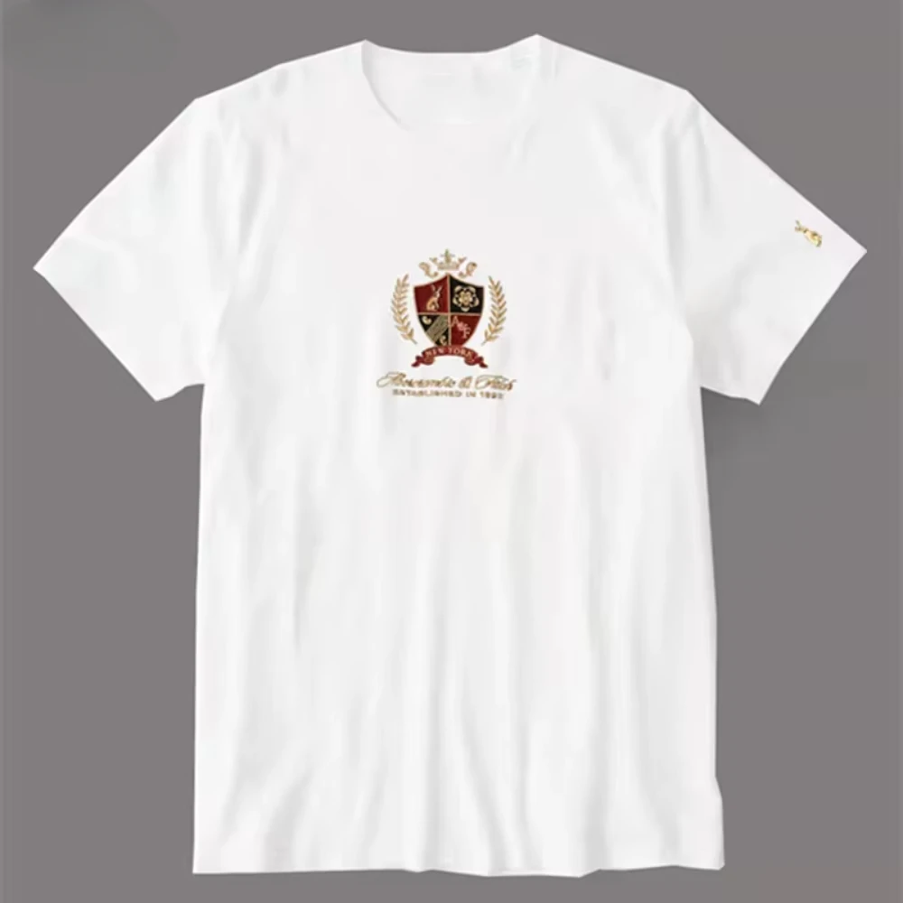 Хлопковая Футболка Унисекс Abercrombie Fitch С Вырезом Лодочкой И Дизайном Оленя