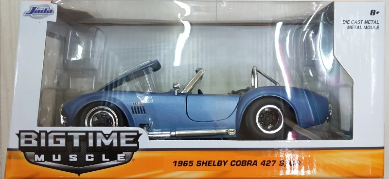 

1:24 1:24 1965 Shelby COBRA 427 S/C High Simulation Diecast Car Metal Alloy Model Car Children's toys collection gifts J167