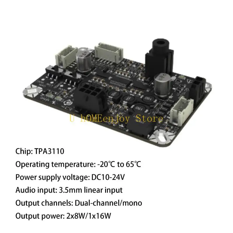 Фото B0KF TPA3110 Плата слухового усилителя, 2x8W/1x16W DC10-24V Supply 3,5 мм вход широко используется №5