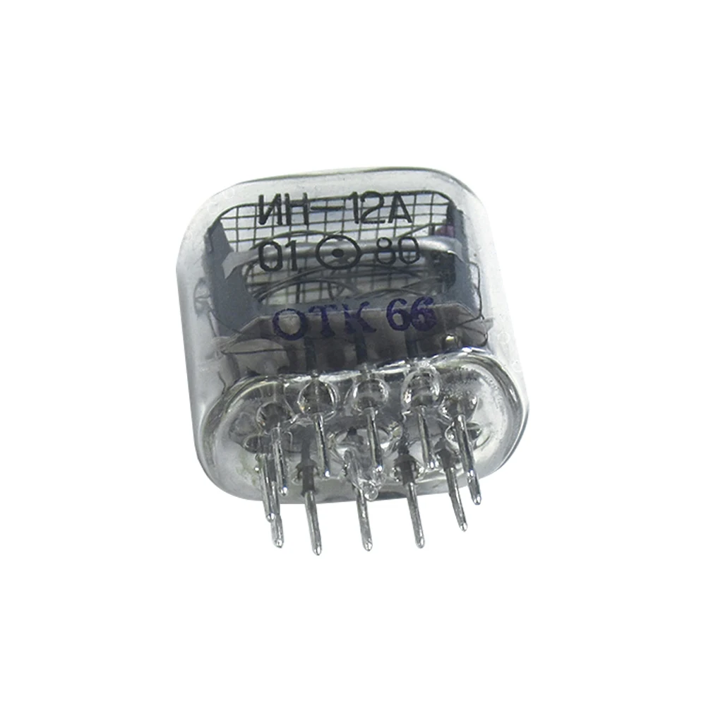 1 шт. IN-12 IN12 Nixie трубки с десятконечной цифровой трубкой светящиеся символьная