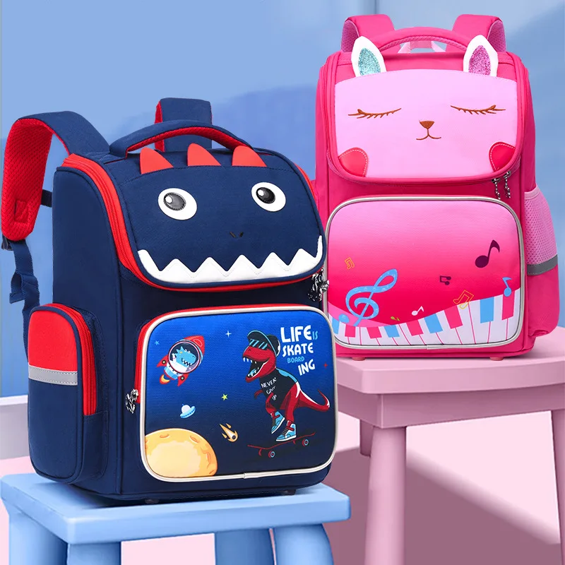 Детские школьные ранцы для девочек и мальчиков, ортопедические рюкзаки для начальной школы, детские портфели для книг