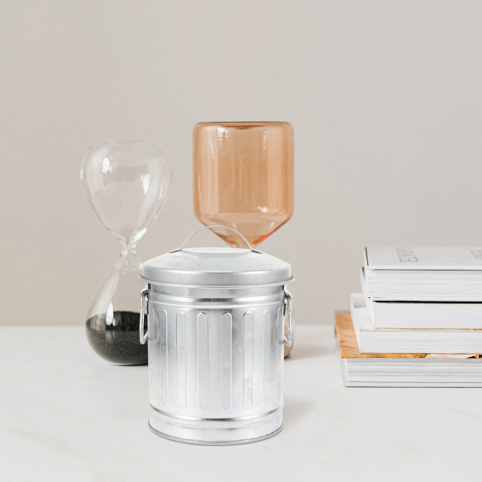 Жестяное цветочное ведро креативная корзина для мусора домашняя мусорная офиса