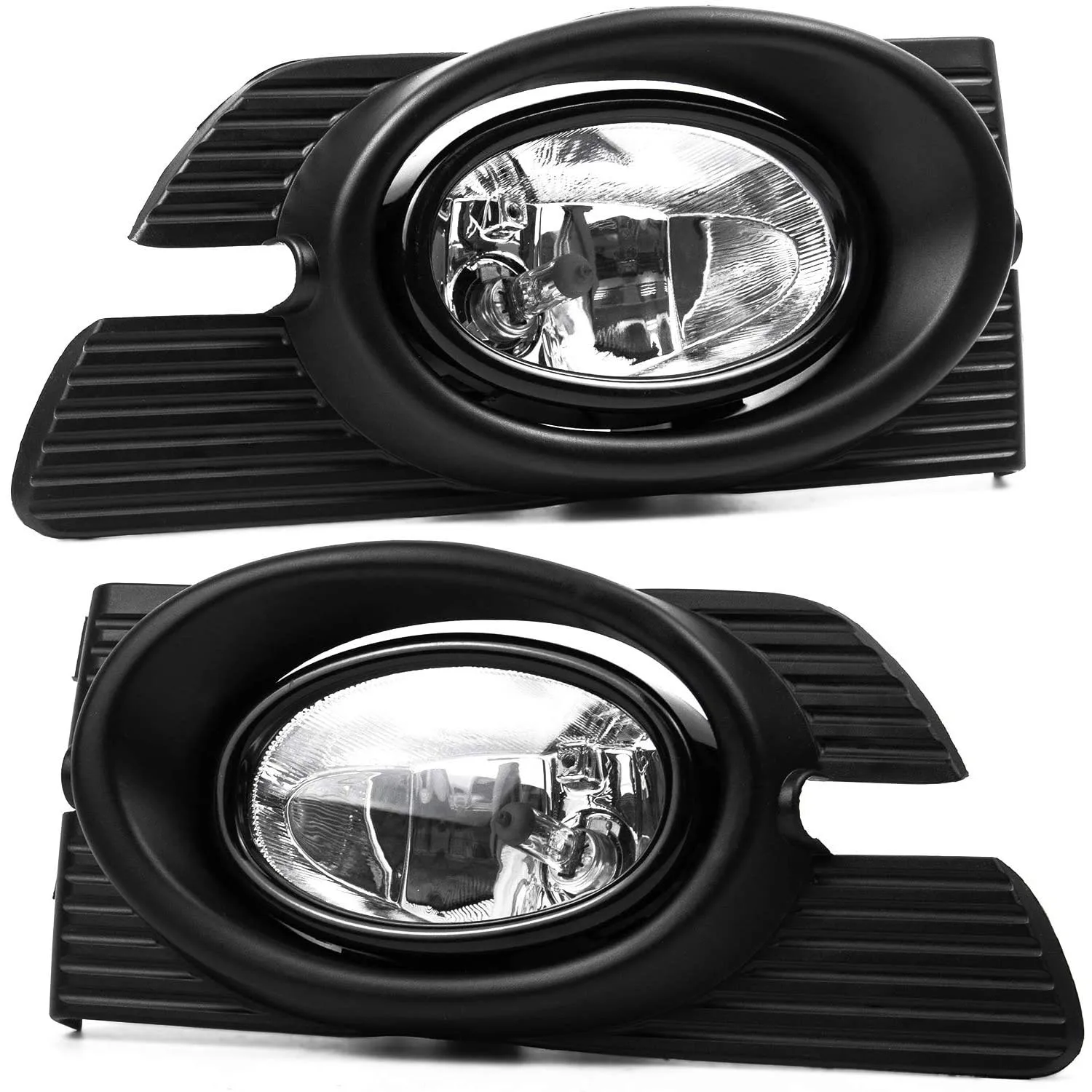 

Pair Clear Lens Halogen Fog Lamps Driver Passenger Side Assembly for Accord Sedan 4DR 1998-2002 Accessories