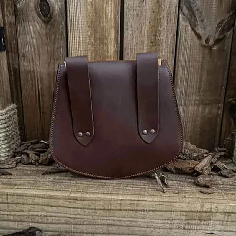 Поясная Сумка в средневековом стиле эпохи Возрождения винтажная кожаная сумка