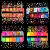 1box butterfly sequins letter resin fillings glitter sequin diy uv epoxy resin mold filler nail art decor crafts jewelry making
