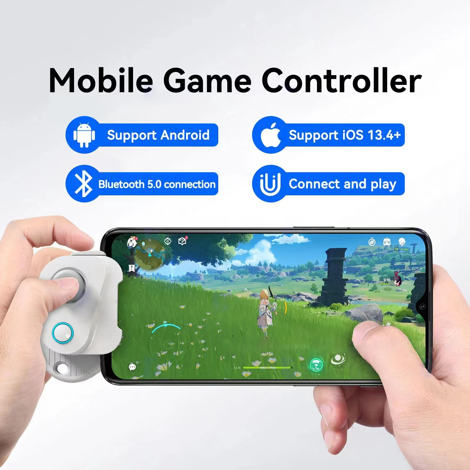 

wireless Mobile Game Controller for IOS Android 11 Mobile Legends joystick switch support mobile game