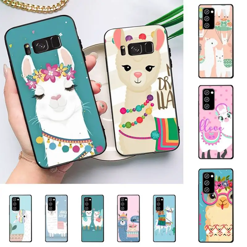 

Llama Llama cute Phone Case For Samsung Galaxy Note 10Pro Note 20ultra cover for note20 note 10lite M30S Back Coque