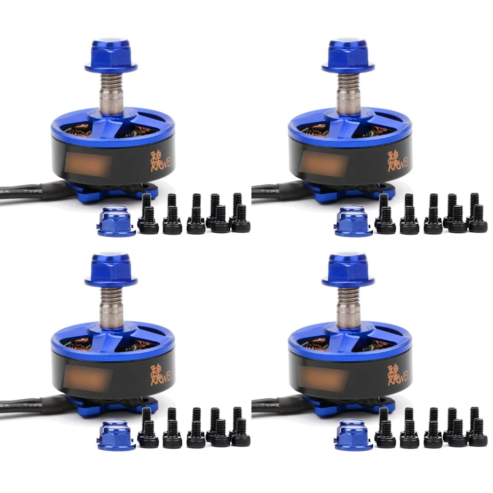 4 шт./партия, бесщеточный двигатель Samguk Wei 2207 2300KV 2600KV 3-4S / 1750KV 4-6S для радиоуправляемого FPV гоночного дрона мультикоптера VS DYS Motor