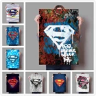 Картина на холсте с изображением Лиги справедливости и Супермена