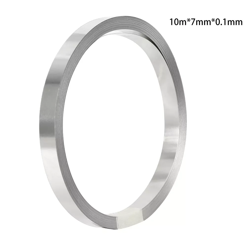 

Spot Welding Nickel Plate Connect 18650 Li-ion Battery Belt Connection 10m Length 0.1mm Thick Battery Nickel Band
