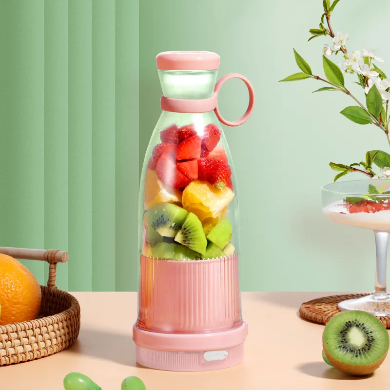 

Portable Juicer Usb Rechargeable Cup Mixer Fresh Fruit Juicers Bottle Mini Electric Portable Blender Smoothie Ice Food Processor