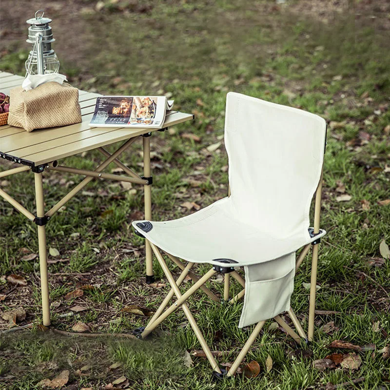 

Portable Folding Chair with Carry Bag Premium Quality Outdoor Camping Chair Lightweight Stool for Fishing Picnic 300lbs Capacity
