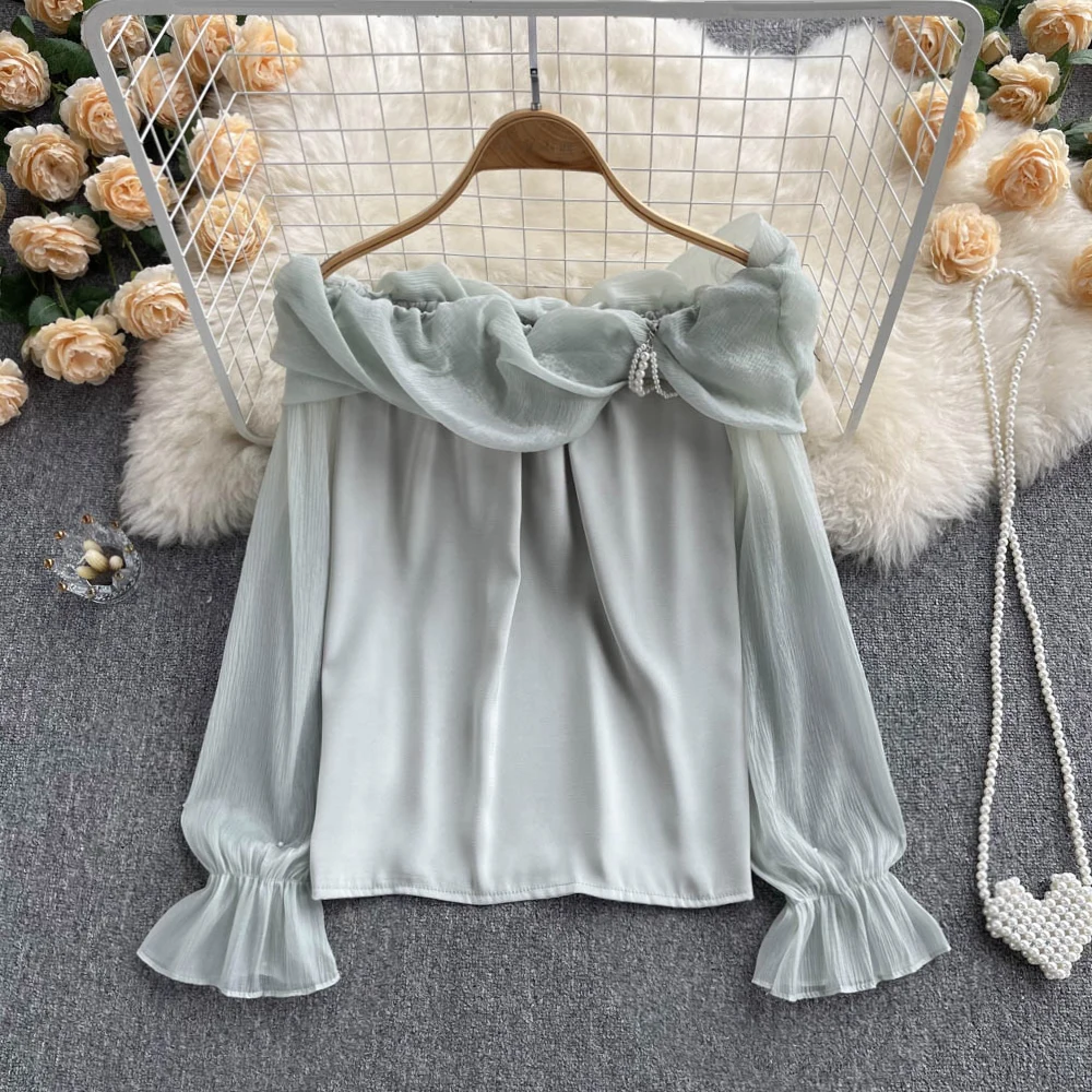 

T Shirts Korean Party Ropa De Mujer Y2k Tops Harajuku Solid Women Fashion Clothing Streetwear Butterfly Sleeve Lace White Tees