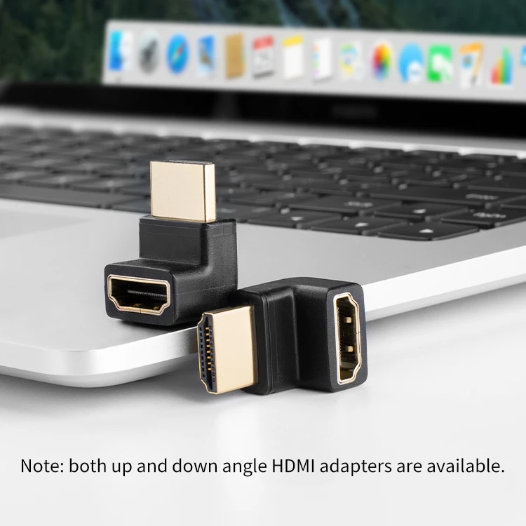 HDMI2.1 адаптер штекер-гнездо 90 градусов прямоугольный преобразователь HDMI