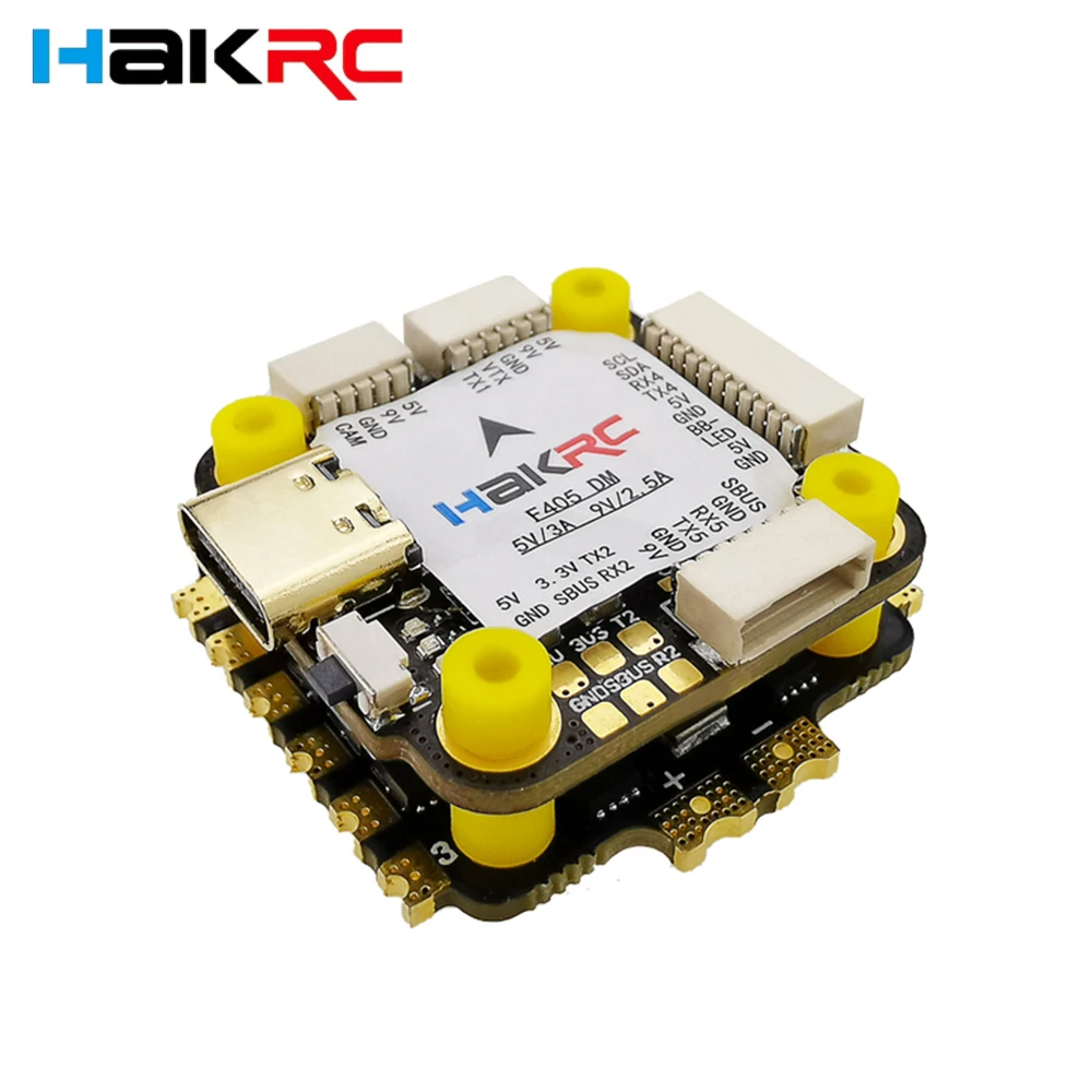 

HAKRC F405 F4 DJI Mini Flight Control W/ BLHeli 8bit 35A 32bit 40A 4in1 ESC DShot150/300/600/1200 3-6S для RC FPV Racing Drone