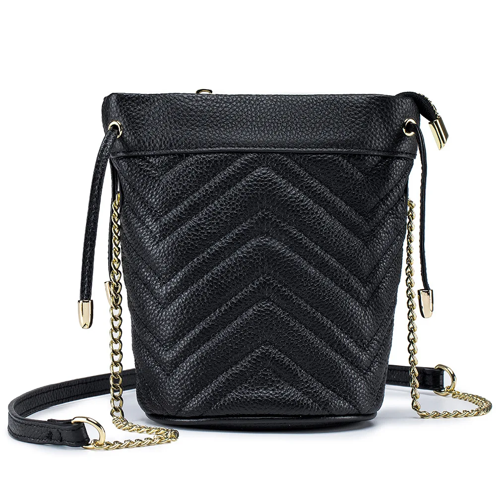 2023 Новая женская Повседневная сумка из натуральной кожи через плечо мини