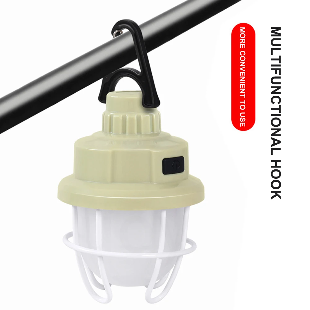 

Retro 2000mAh Portable Type-C Rechargeable 4 Modes LED Lanterns Lamp Waterproof Emergency Camping Flashlight for Outdoor Hiking