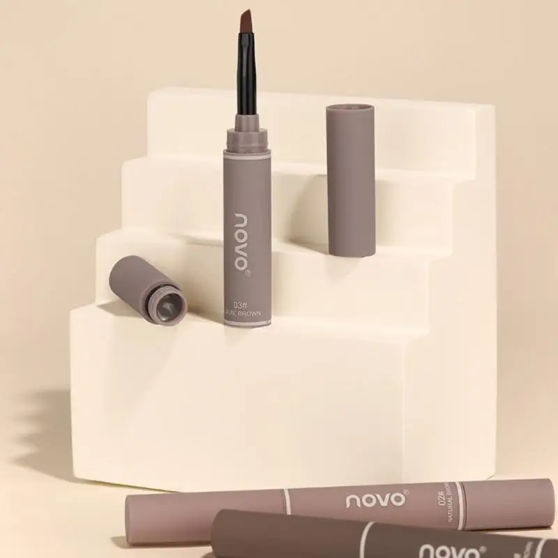 

3Colors Eyebrow Dyeing Cream Double Head Eyebrow Cream With Brush Natural Long Lasting Waterproof Not Fade Eyebrow Cosmestics