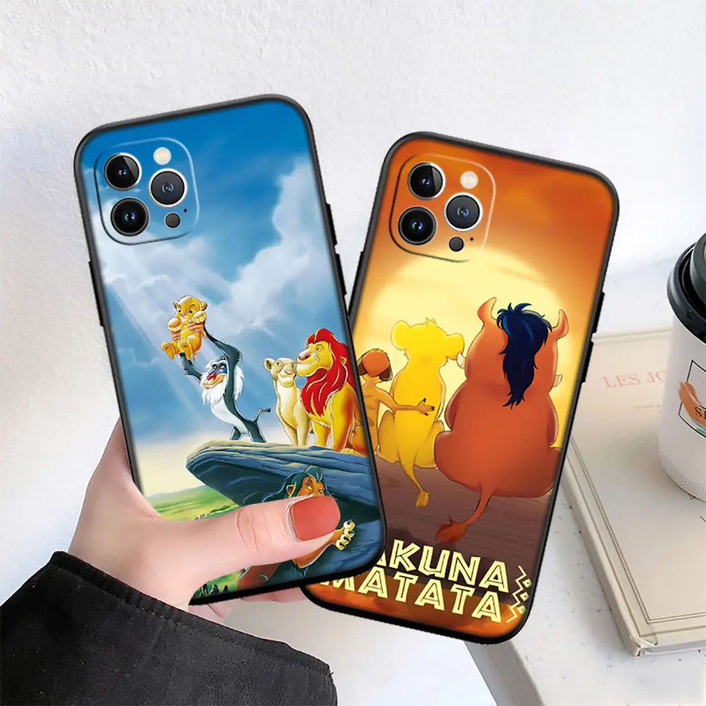 Мягкий силиконовый чехол RY72 Lion King для iPhone 16 Pro Max Plus