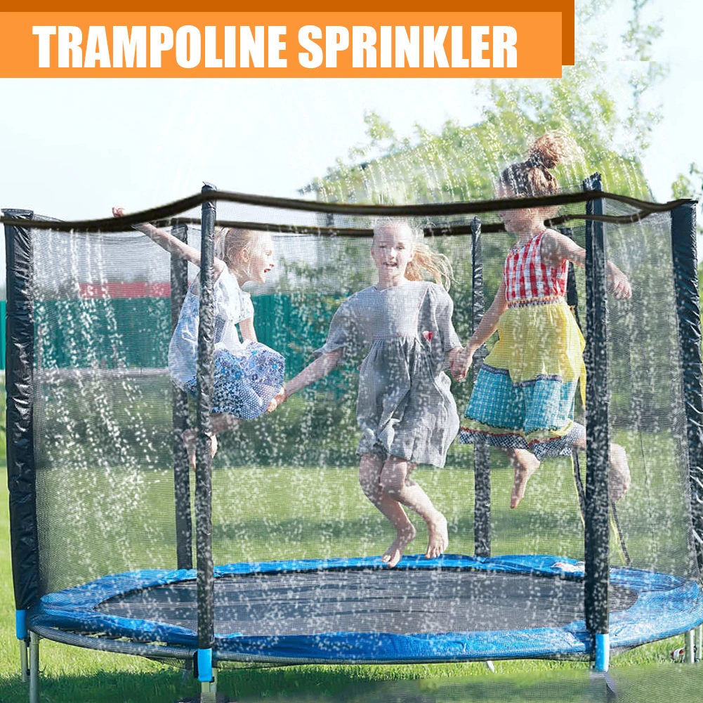 

Plant Water Sprayer Outdoor Garden Yard Trampoline Sprinkler Toy Easy Safety Exercise Accessories for Adults Kids