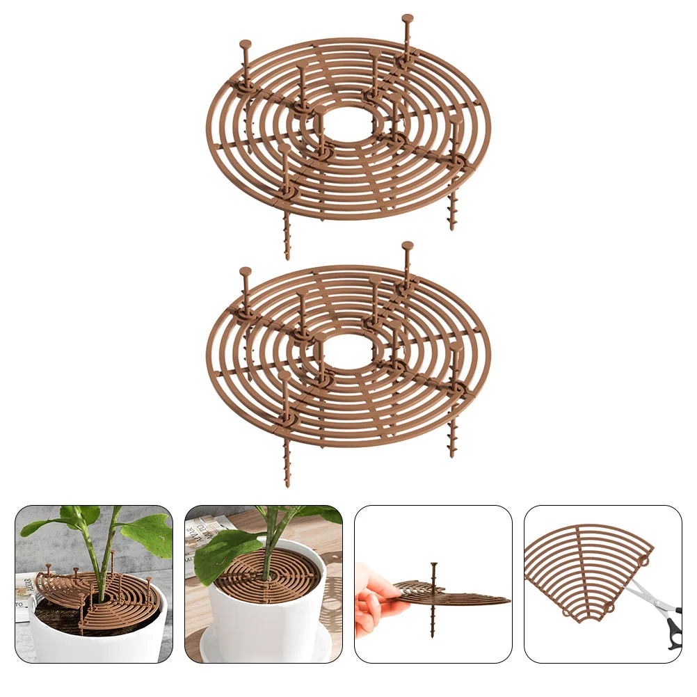

Pot Cover Flower Protector Soil Grid Guard Mat Garden Safety Indoor Potted Catcovers Net Bonsai Mulch Ring Tree Liner Disc