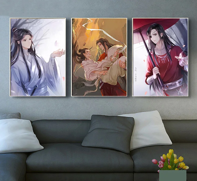 Настенный плакат с изображением китайского дракона