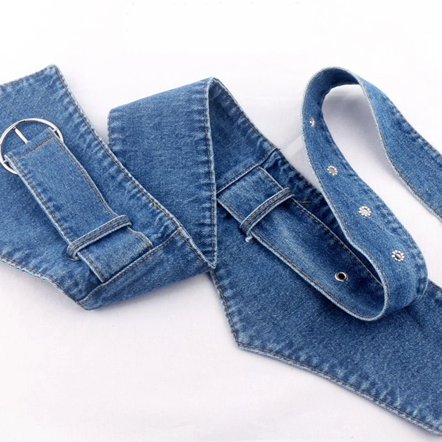 Женский модный джинсовый широкий пояс женское роскошное дизайнерское платье