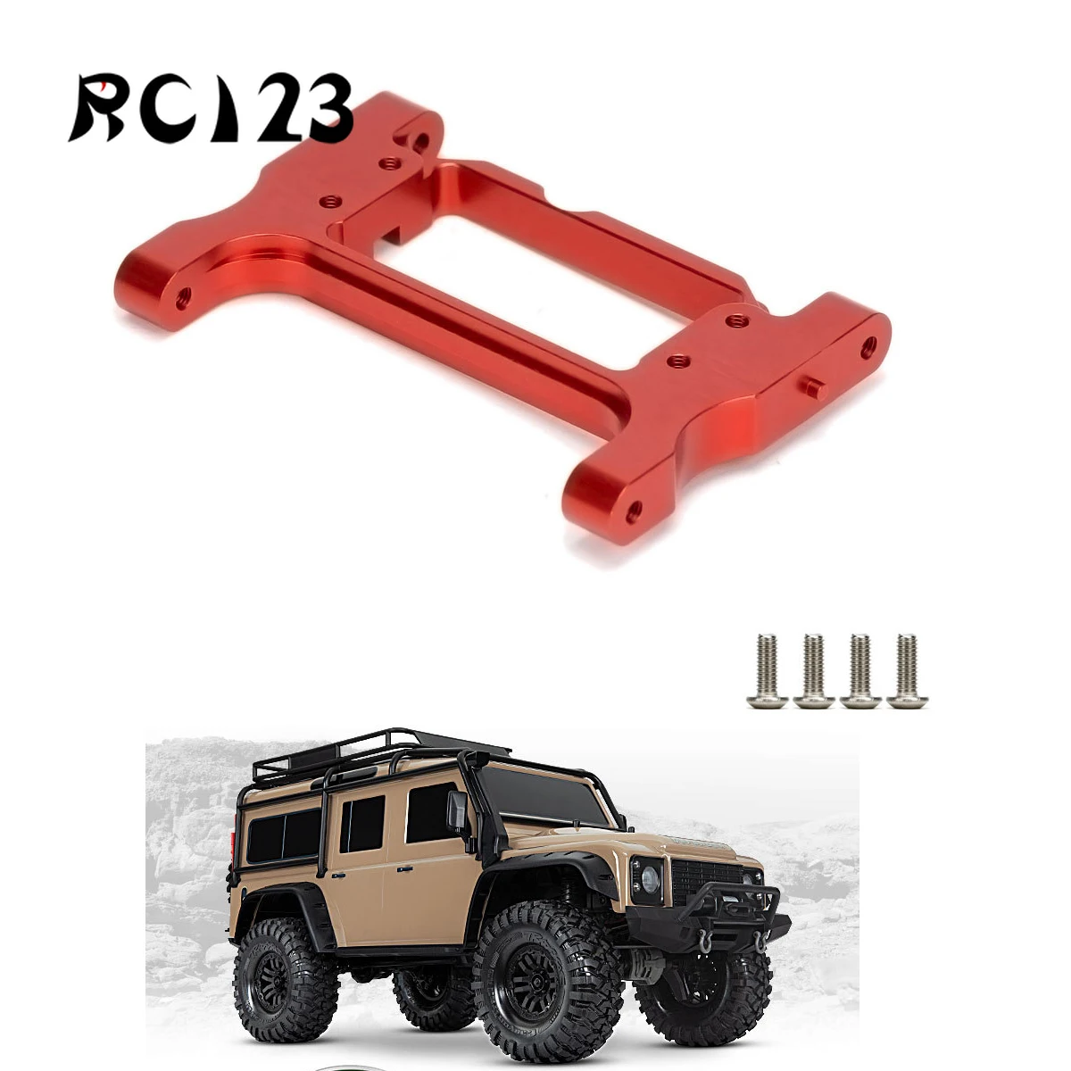 #8239 Alloy Front Steering Servo Mount  for RC Car 1/10 Traxxas TRX-4 1979 Chevrolet Ford Bronco Sport Upgrade Parts