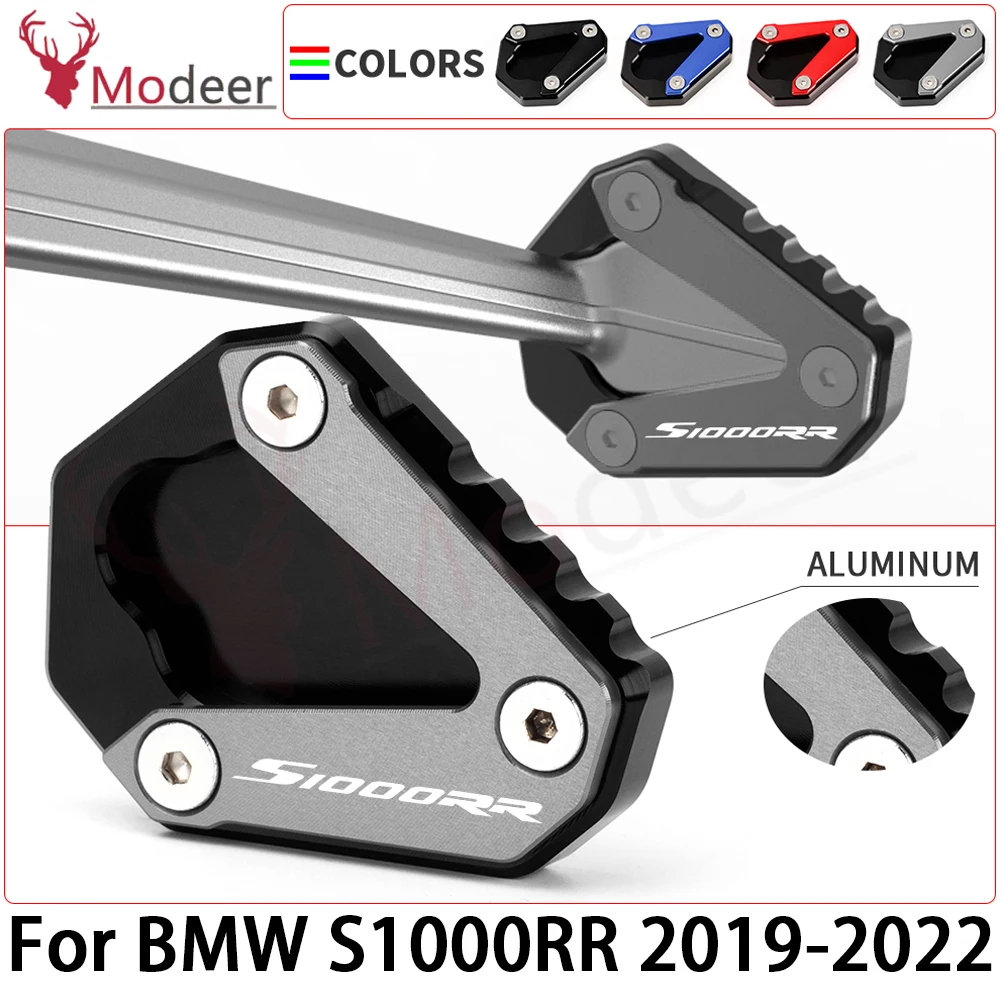 

2023 S1000 RR CNC Aluminum Motorcycle Kickstand Side Stand Enlarge Extension For BMW S 1000 RR S1000RR 1000RR 2019 20 2021 2022