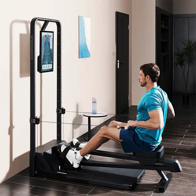 Monster Smart Intelligence Rower Фитнес-гребной тренажер Тренажерный зал Пластина с нагрузкой