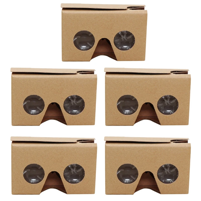 

3D-очки для смартфона Google Cardboard V2 VR Valencia 4,5-6 дюймов, 5 шт.