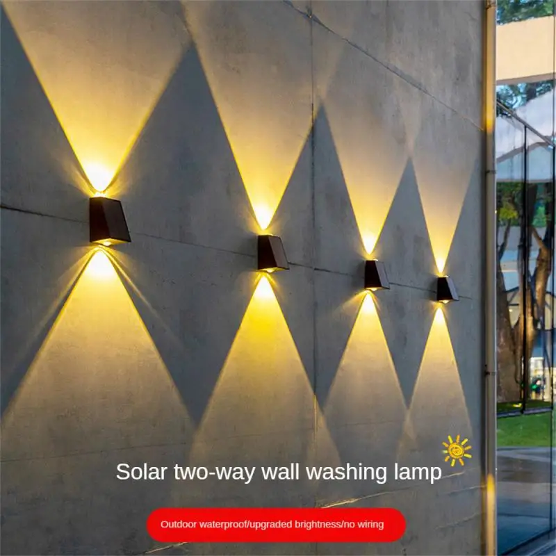 

Solar Wall Light Charging For 6-8 Hours During The And Up To 10 Hours At Night Intelligent Light Control Induction Wall Lamp