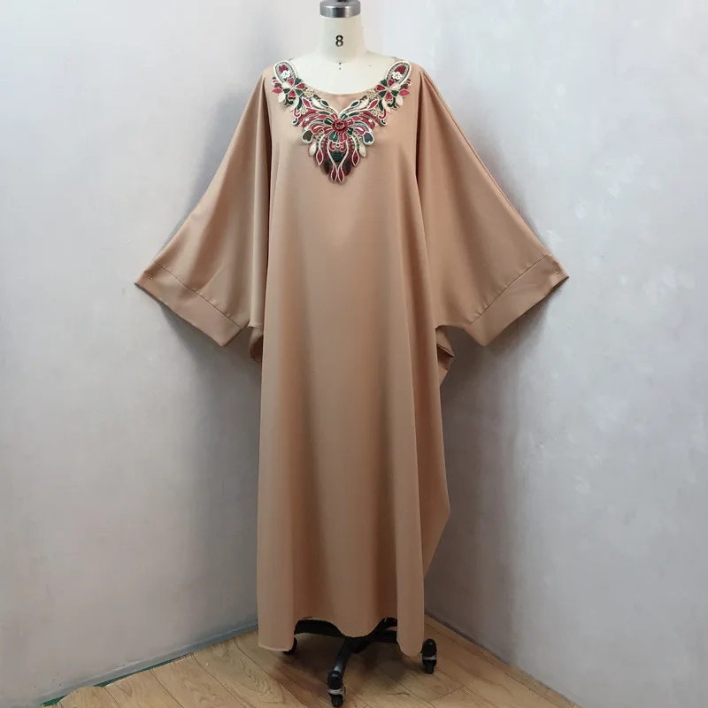 

Eid Kaftan Abaya Ramadan Turkey Jilbab Muslim Hijab Dress Women Bat Sleeve Caftan Marocain Robe Femme Musulmane Islam Clothing