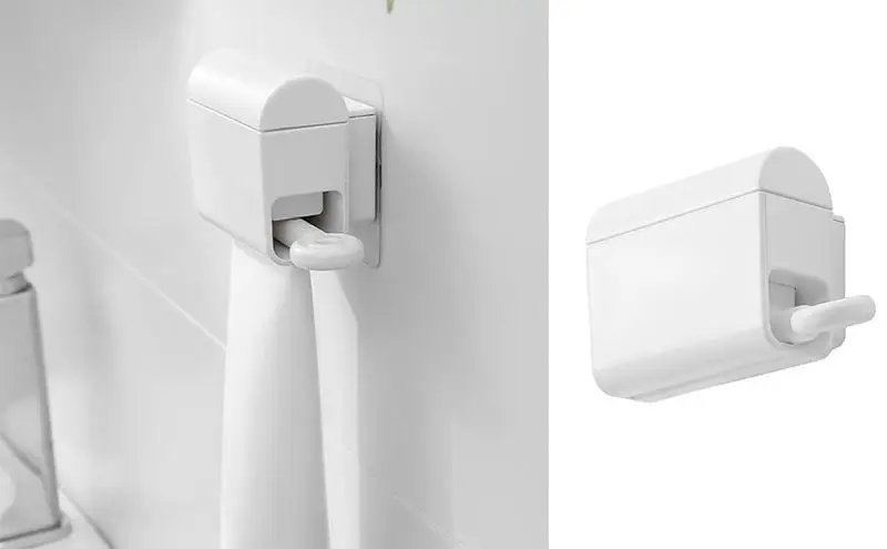 Настенный держатель для зубной пасты очищающего средства лица в ванной комнате