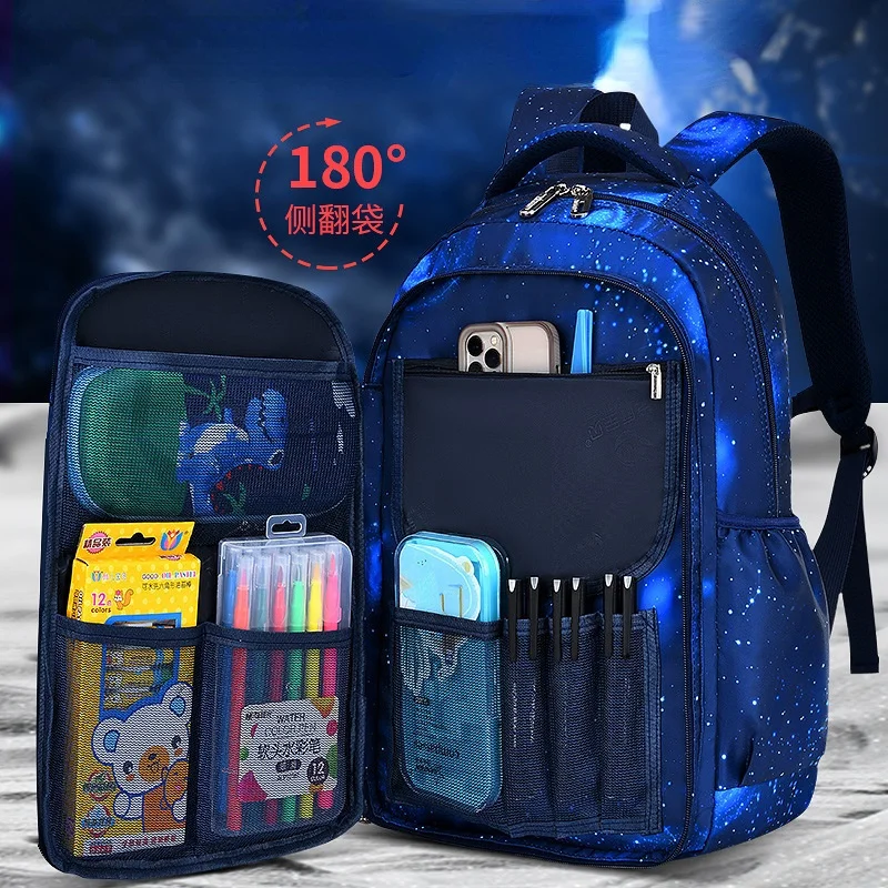 

Children School Bags Boys Kids Backpack Primary Orthopedic 2023 For Girls Waterproof Schoolbag Book Bag Mochila Infantil