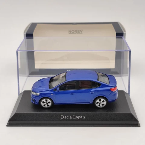 Коллекция 1/43, литой железный автомобиль Norev для Dacia Logan 2021, рождественский подарок, ограниченная коллекция, синий