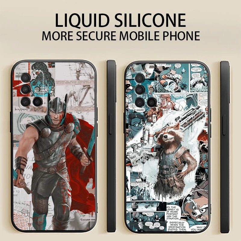 

Marvel Comics The Avengers Phone Cases For Samsung A31 A21S A42 5G A20 A21 A22 4G A22 5G A20 A11 Funda TPU Protective