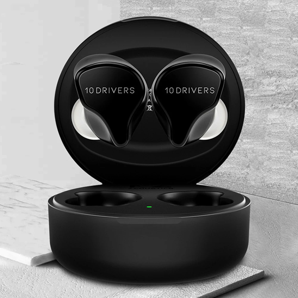 Беспроводные наушники KZ VX10 1DD 4BA TWS гибридная технология Bluetooth наушники-вкладыши с