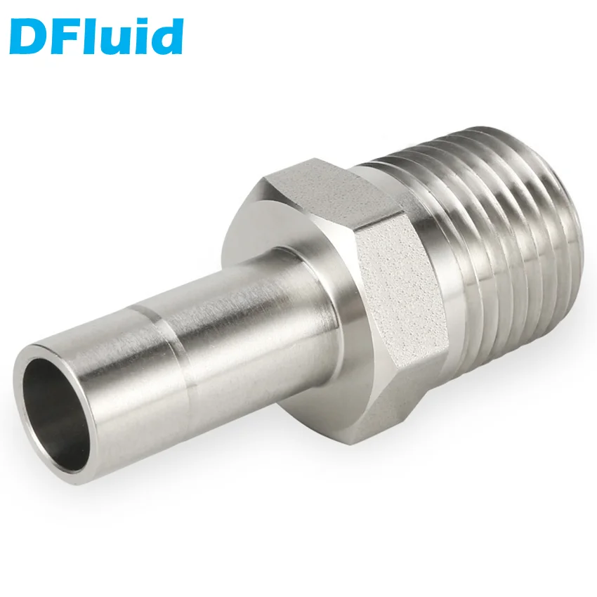 SS316L Tube to Male NPT REDUCER 1/8 1/4 3/8 1/2 inch OD Tube to Male NPT 3000psig Tube Fitting Stainless Steel replace Swagelok