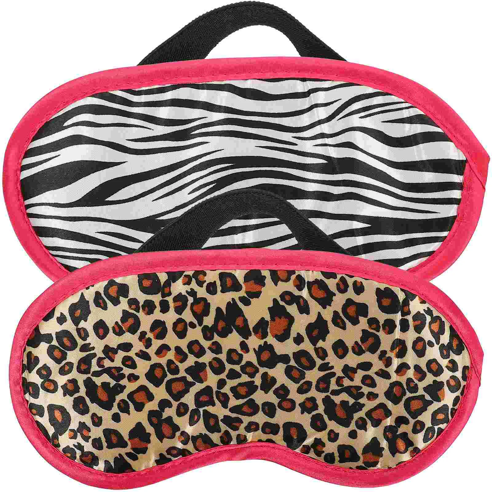 

2 Pcs Goggles Sleeping Blindfold Satin Cover Eyes Sleeps Eye Cover Sponge Eyepads Lightweight Eye Shades Miss