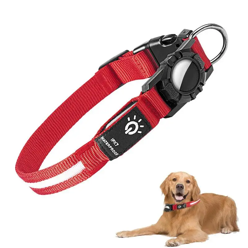 

Светоотражающий ошейник для собак, регулируемый ошейник для кошек и собак маленького, среднего и крупного размера, с защитой от потери, с ло...