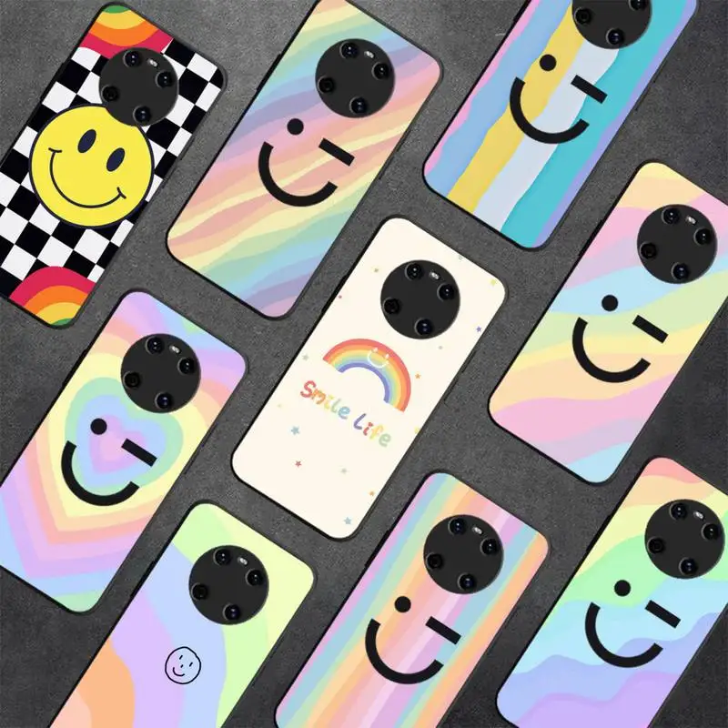 

Cartoon Smiley Phone Case for Huawei Y 6 9 7 5 8s prime 2019 2018 enjoy 7 plus