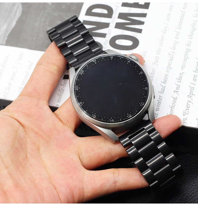 High Quality Stainless Steel Strap for Huawei Watch, 22 mm Watchband for Huawei GT3 3 pro 46mm GT2  2Pro Magic 2 GT2E Wrist Band