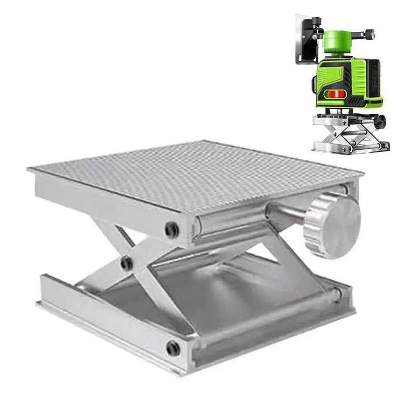 

Portable Woodworking Machinery Router Lifter Adjustable Engraving Laboratory Lift Platform Experiment Plate Table Manual Stands